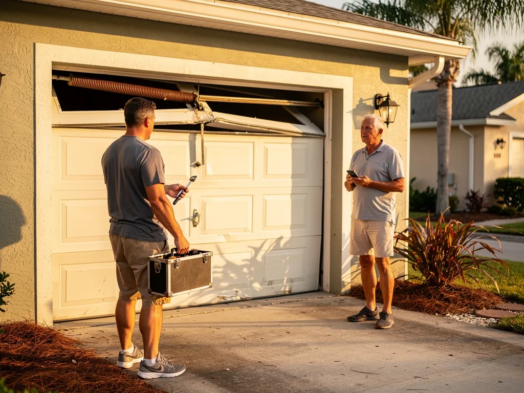 DIY vs calling a pro for a typical Orlando garage door issue